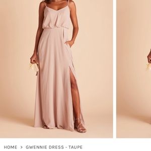 Birdy Grey neutral bridesmaid dress
